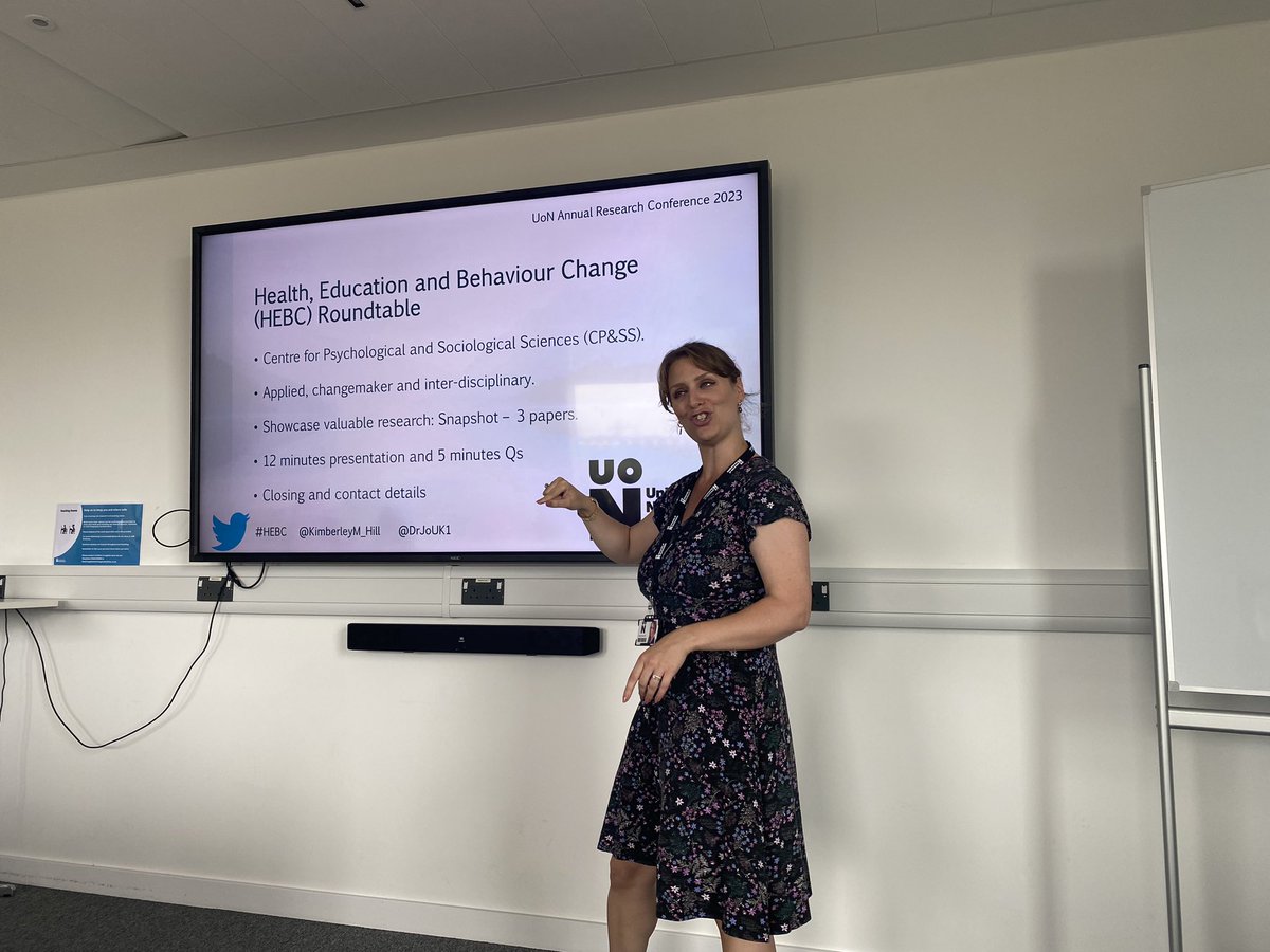 DrJoUK (๐น๐ผ) ๐ (@drjouk1) on Twitter photo #HEBC showcase is off <a href="/KimberleyM_Hill/">Dr. Kimberley Hill</a> introducing the speakers <a href="/UONPsyched/">PSYCHOLOGY at University of Northampton</a> <a href="/UniNhantsFHES/">Uni of Northampton Health, Sport & Behavioural Sci</a> <a href="/UniNorthants/">UniofNorthampton</a> #UoNResearchConf23 #HEBC showcase is off <a href="/KimberleyM_Hill/">Dr. Kimberley Hill</a> introducing the speakers <a href="/UONPsyched/">PSYCHOLOGY at University of Northampton</a> <a href="/UniNhantsFHES/">Uni of Northampton Health, Sport & Behavioural Sci</a> <a href="/UniNorthants/">UniofNorthampton</a> #UoNResearchConf23
