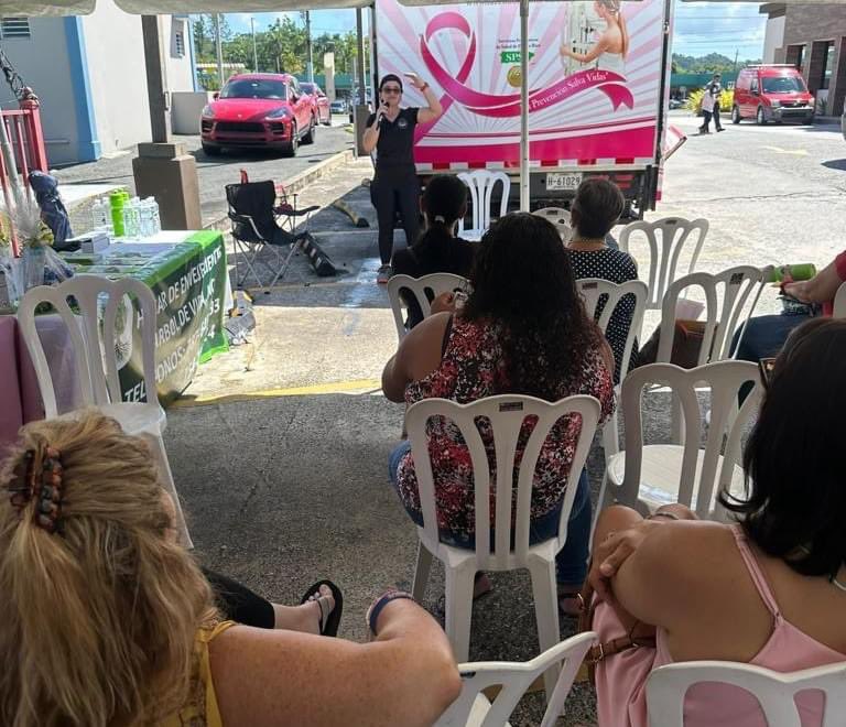 komenpr's tweet image. La #RutaPink llegó a San Sebastián en donde realizamos otra clínica de mamografías libre de costo. 🚍

Agradecemos a Absolute Cancer Relief Fund y a nuestros auspiciadores @evinmotorspr y Wendy's Puerto Rico por hacer esto posible.