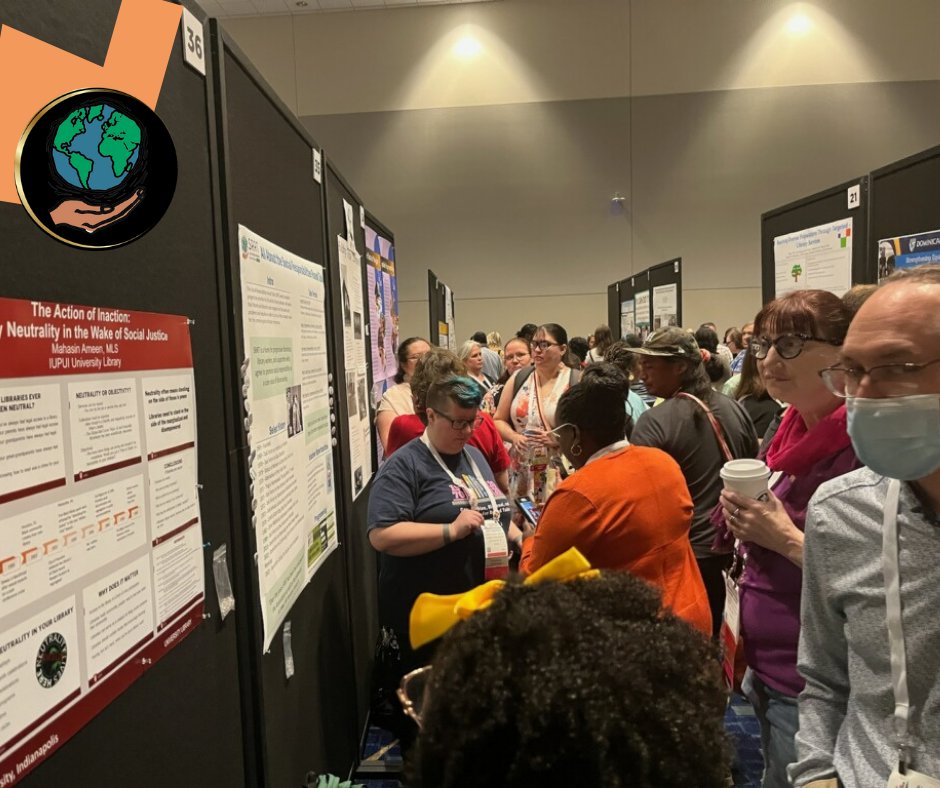 SRRT_ALA's tweet photo. Thank you to everyone who came out to see our poster at Annual! We had a great time talking about SRRT. #SRRT https://t.co/my3827tp1b