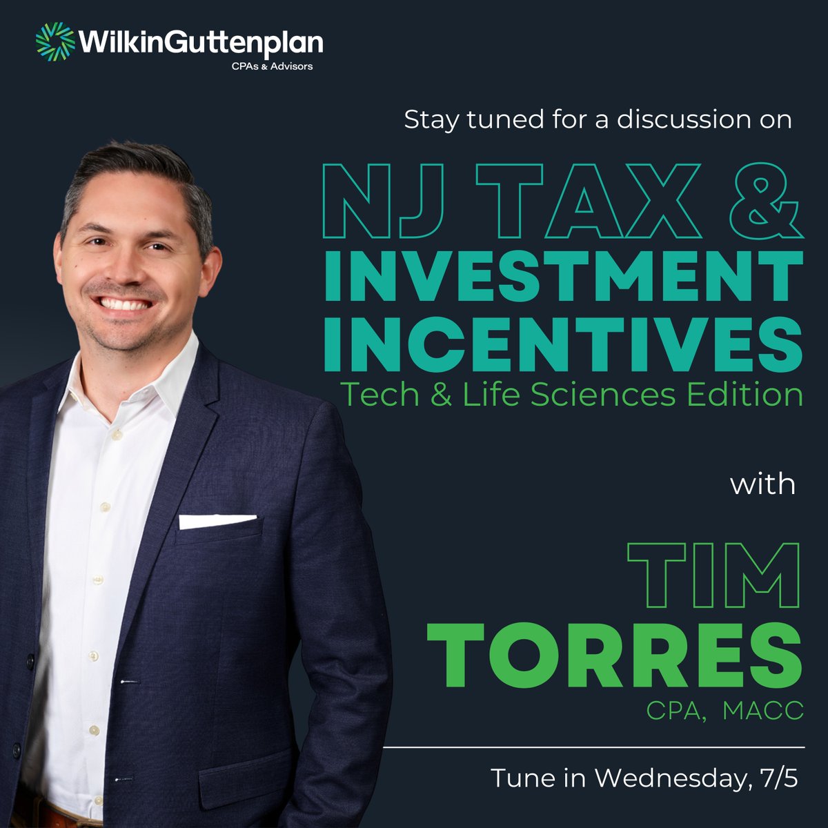 Get ready for the upcoming episode of The Balance Sheet Breakdown! Join host, Chris Frederick, and guest, Tim Torres, as they dive into an engaging discussion regarding the tax and investment incentives offered by NJ for tech and life sciences companies.hubs.li/Q01W4GzN0