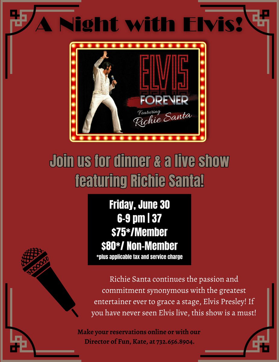 ForsgateCountryClub (@forsgatecc) on Twitter photo Join us this Friday for "A Night with Elvis!" 3 Course Dinner & live show, reserve your seat today! Join us this Friday for "A Night with Elvis!" 3 Course Dinner & live show, reserve your seat today!