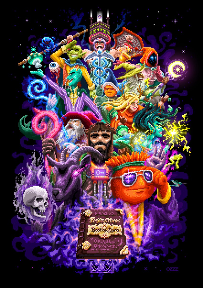 Join us for our Wizard Wednesday Anniversary Special this afternoon!

⏰Set your reminder: 
x.com/i/spaces/1zqKV…

While you wait, feast your eyes on this epic Magic Machine piece by none  other than <a href="/ozzzmabro/">Ozzz of the Atelier</a>