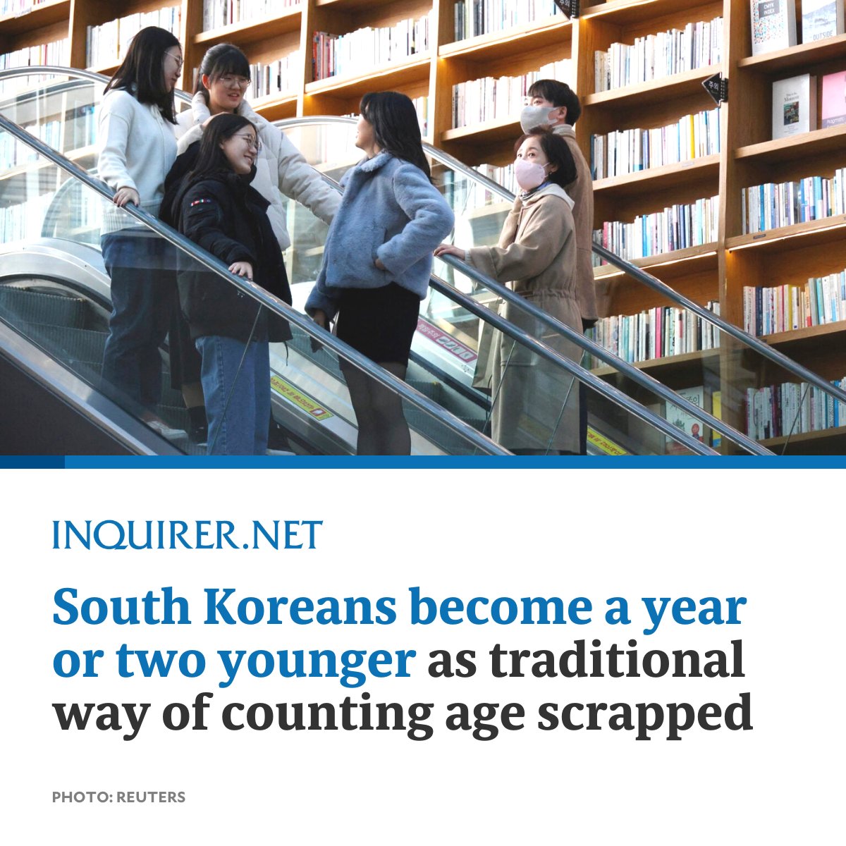 Inquirer on Twitter "South Koreans became a year or two younger on