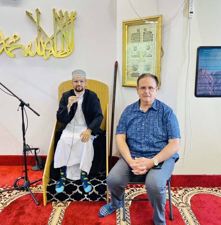 Honoured to join my friend Imam Shaykh Ibrahim Hussain for #EidAlAdha prayers this morning at Masjid Rahmatul-lil-Alameen. As we commemorate the sacrifice of the Prophet Ibrahim, I wish all Muslim Ontarians a blessed and happy Eid. #MississaugaLakeshore #EidMubarak