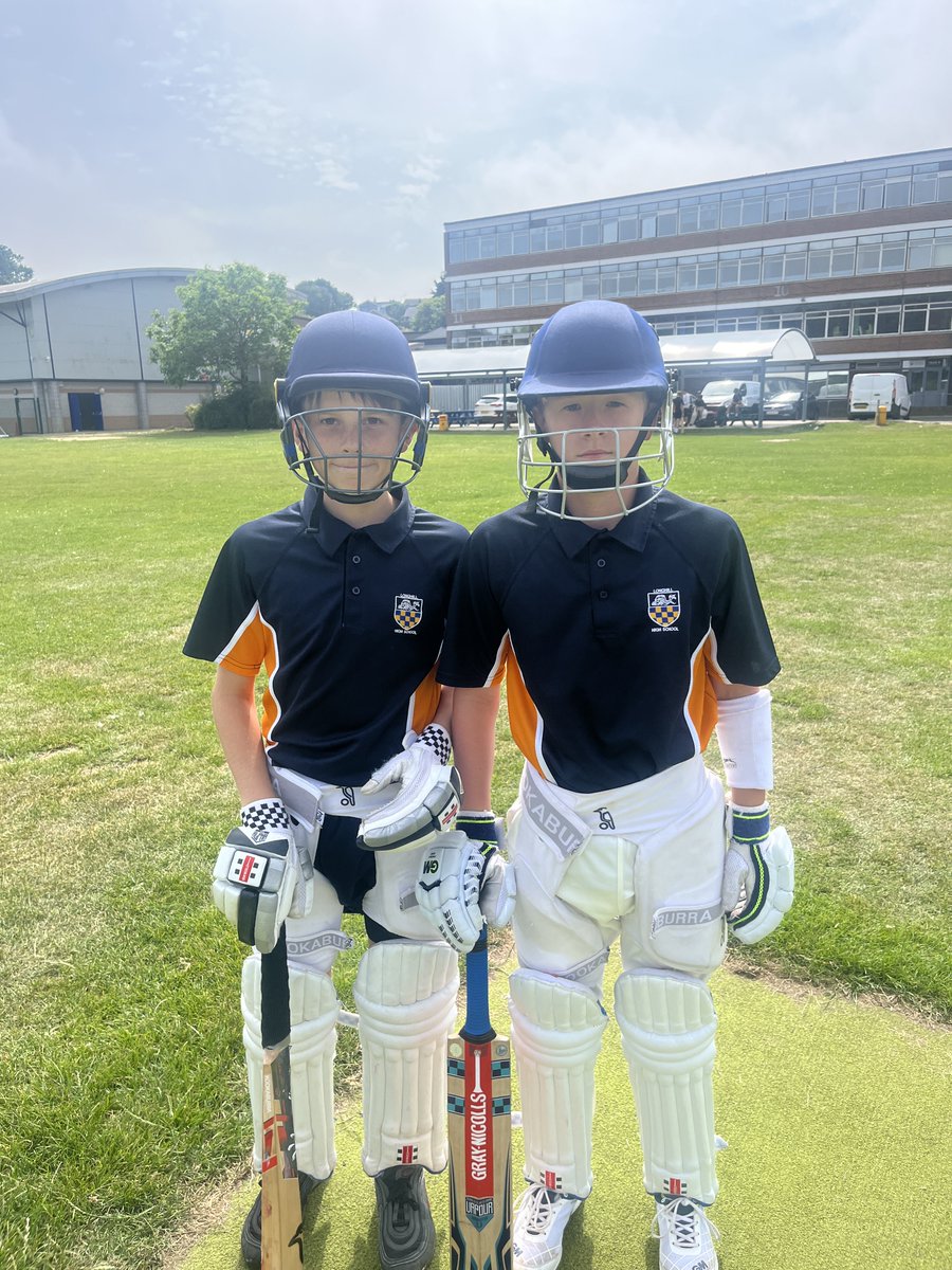Longhill is currently chasing 65, playing 14 overs!

All-star duo of Sam &amp; Harry at the crease. 🏏

#Longhill #LonghillHighSchool #School #Students #Education #LonghillSchool #StudentLife #Brighton #Rottingdean #Ovingdean  #Woodingdean #Balsdean #Saltdean #Whitehawk