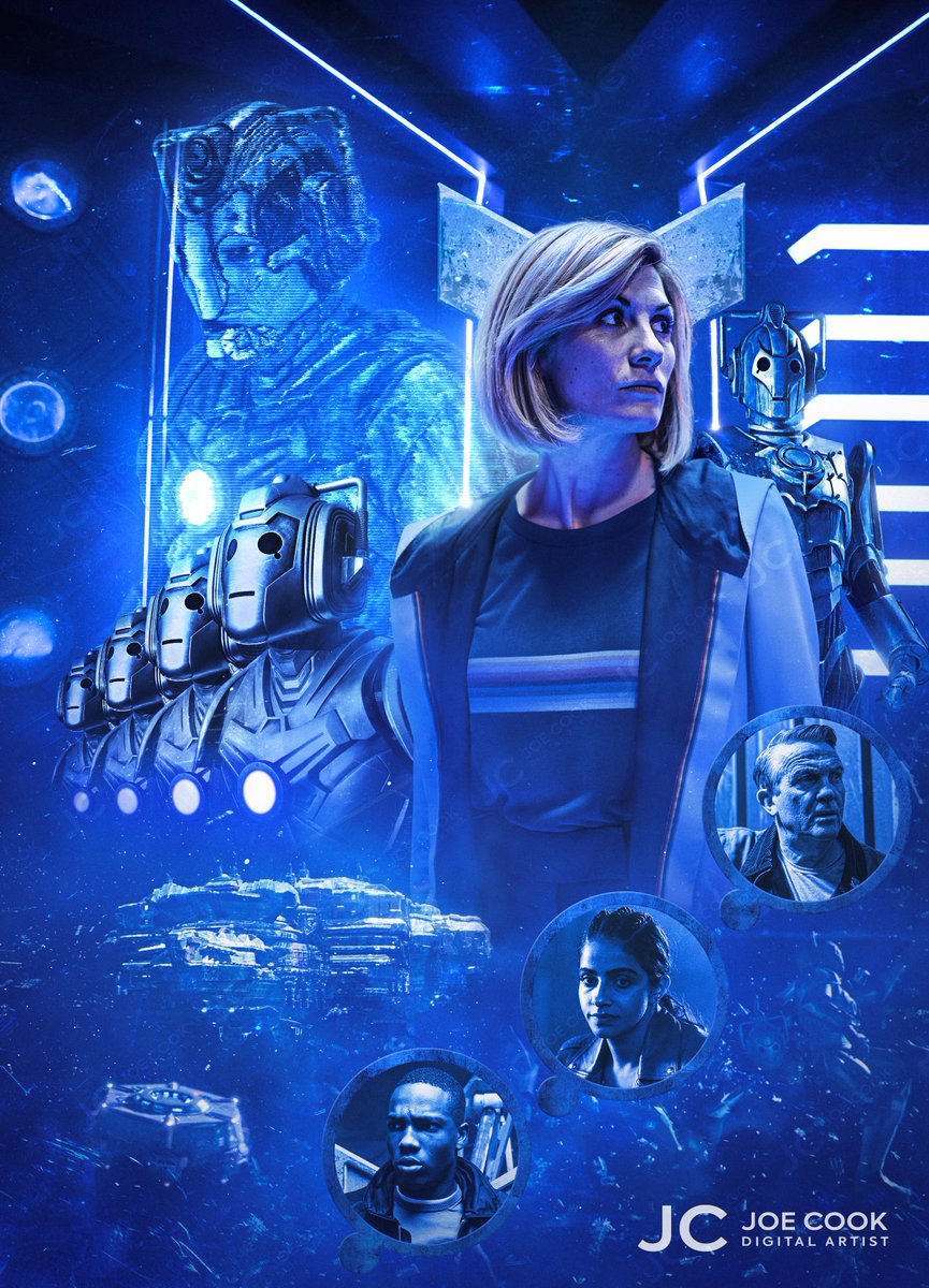 'This planet, this time period. We're in the very far future. The immediate aftermath of the Cyberwars.'  

With thanks to @TBAGallery for providing some of the photos. 

#DoctorWho #JodieWhittaker #Thasmin #Cybermen #60thAnniversary @bbcdoctorwho @DWMtweets @bigfinish