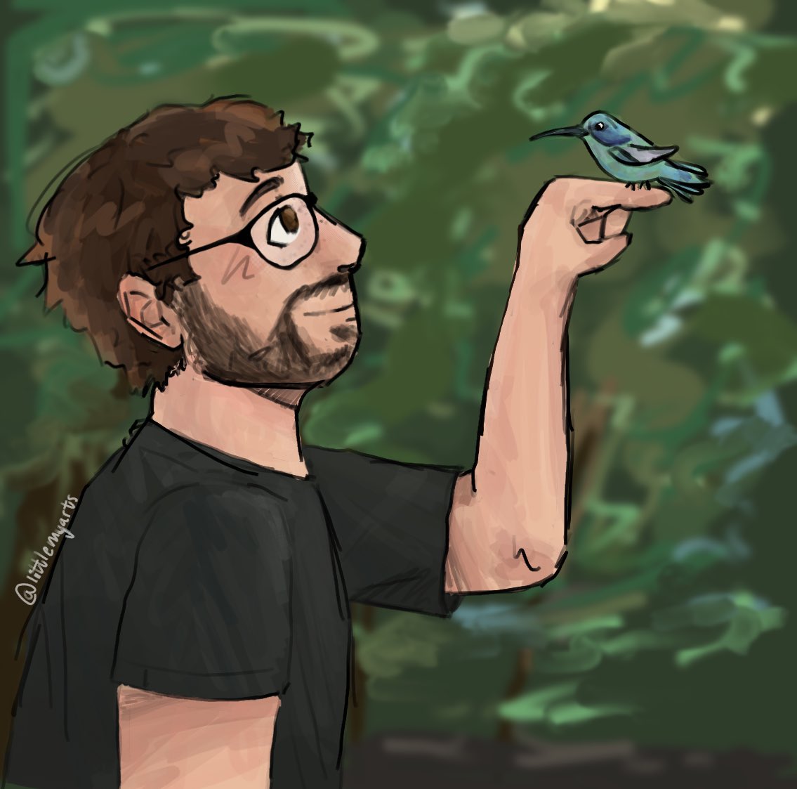 LittleMyArts's tweet photo. Man and bird

#AndrewHorowitz #TallyHall #TallyHallFanart #AndrewHorowitzFanart https://t.co/Rj5jDClFdW