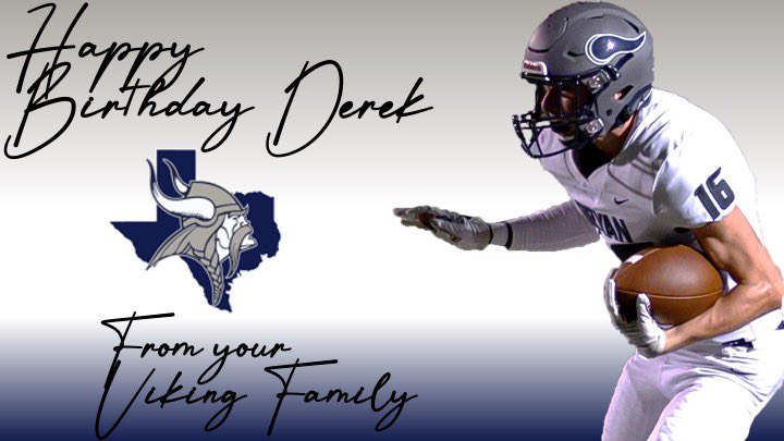 BHSVikingFB's tweet photo. Happy 18th Birthday @derekramsey_16!!! Definition of multi sport and student athlete! https://t.co/iiKRdTqvTd