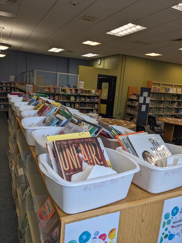 One last time....twenty bins are prepped for next fall's #classroombookaday . Now it's time for me to pack up, clean up, turn the lights out, and say goodbye. It's been a great 8 years as the Russell Street School library Tutor - now it's time to retire.