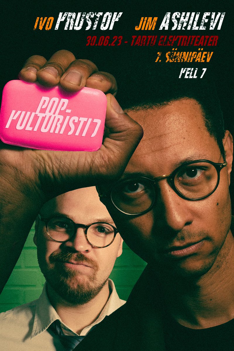 Sel reedel kell 19:00 Tartu Elektriteatris. Popkulturistide seitsmes sünnipäev! Tulge ka! m.facebook.com/events/9876784…