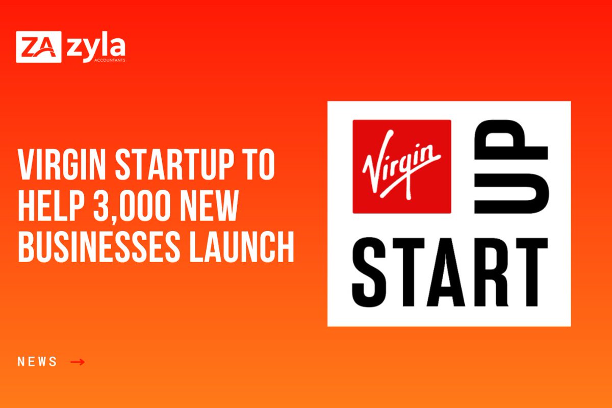 Virgin StartUp, the non-profit home of entrepreneurship will be tripling the number of UK founders it supports distributing £36 million.

For more information head over to our blog:
zyla.accountants/blog/virgin-st…

#zylaaccountants #xeroaccountants #startup #funding #virginstartup