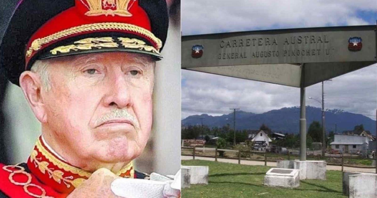 lacuarta's tweet photo. Detallan acción judicial que busca quitar monumento a Pinochet en la Carretera Austral https://t.co/HE0GCTaYxB https://t.co/PYBmjzRZpg
