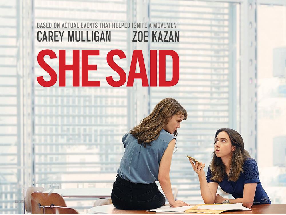 📽️ She Said (15)
🗓️ Wednesday 5th July @ 1:45pm, £5
Tickets: thespring.co.uk/whats-on/she-s…

#whatson #havant #hampshire #emsworth #leighpark #chichester #waterlooville #haylingisland #portsmouth #cinema