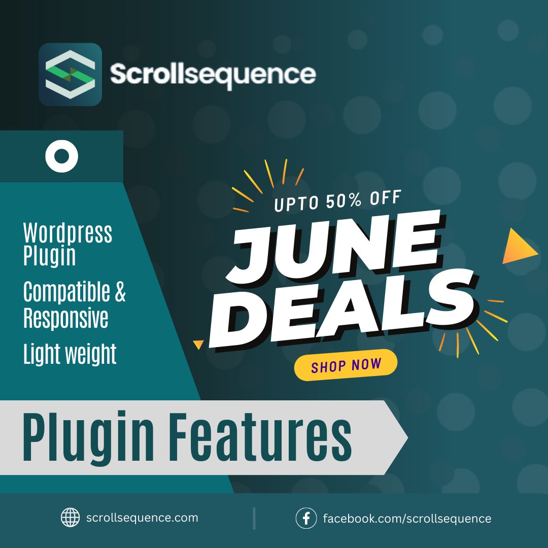 scrollsequence's tweet image. Scrollsequence June Deal is Ending Soon Use Code JUN23SALE and get 50% off
Get Now: scrollsequence.com/download/

#scroll #scrollanimations #scrollsequence #design #uxdesign #wordpress