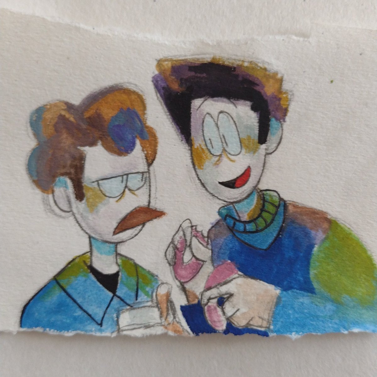Lucas_upaa's tweet photo. John and Jack #spookymonth #spookymonthfanart #SpookyMonthJohn #spookymonthjack #JohnxJack #fanart https://t.co/McoBE3W0Wu