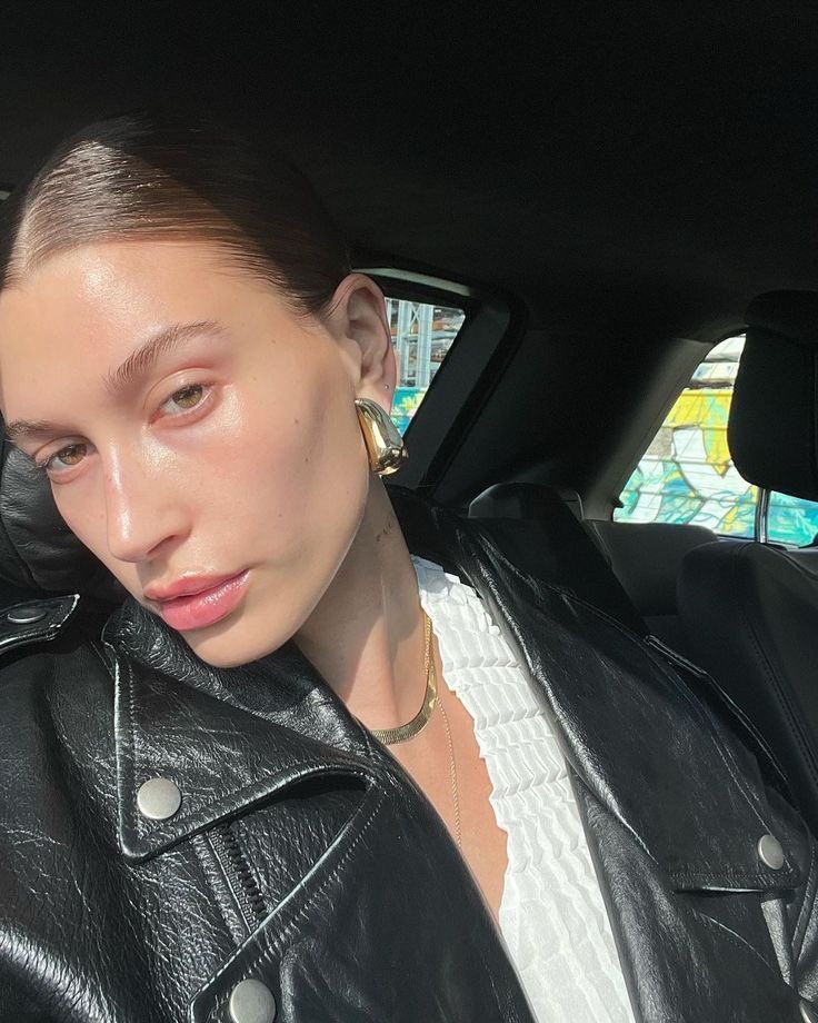 There’s something very SERIOUS about Hailey bieber’s Skin