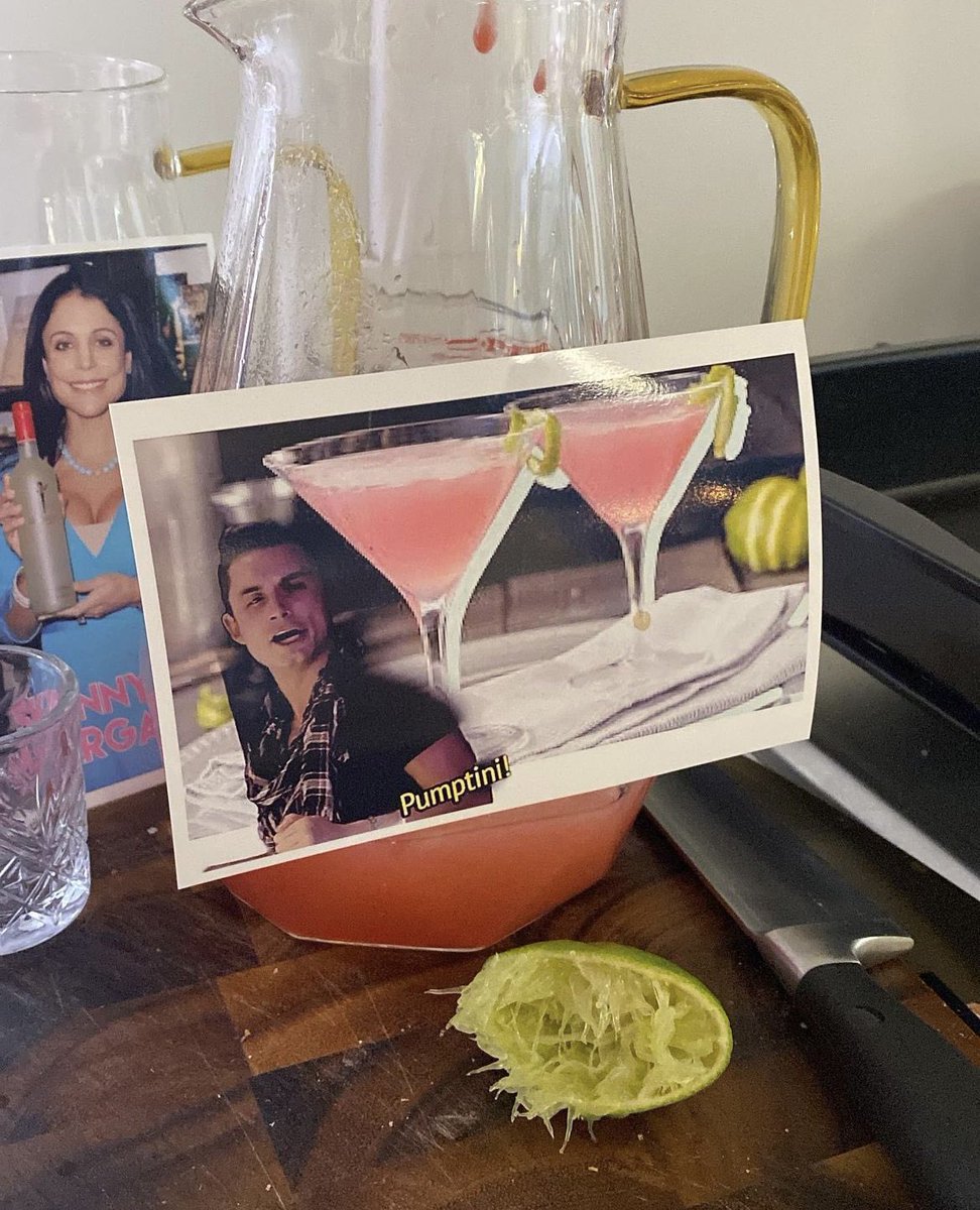✨New Nic✨
Nicola Coughlan shares a picture of the Pumptini at her Vanderpump Rules Bravo themed housewarming party