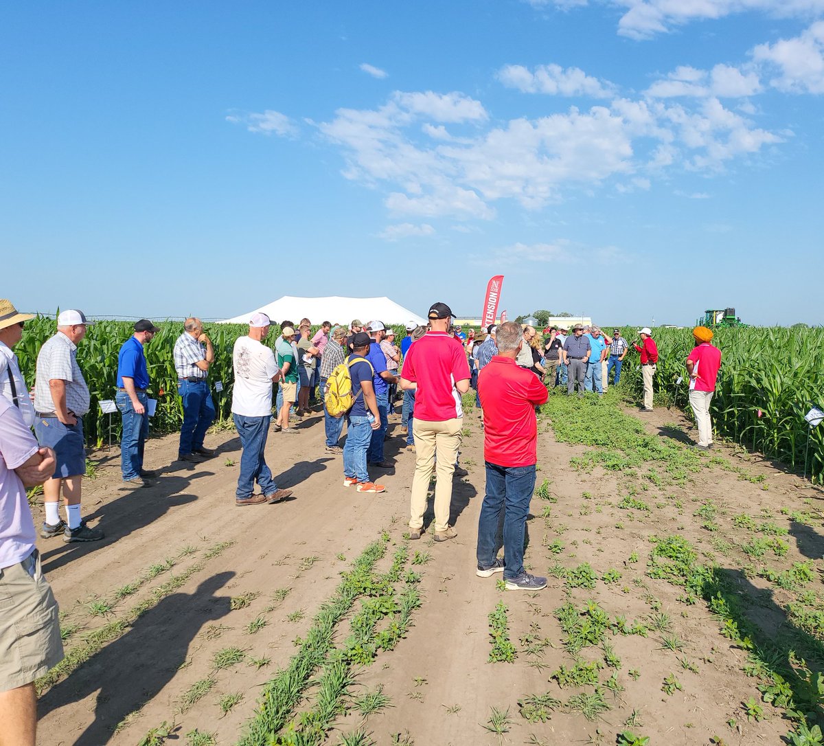 JhalaRachana's tweet image. Enjoying interactive talks and demos at the Weed Management Field day at South Central Agricultural Laboratory, Clay Center. Also, amazed by 'See and Spray' technology provided by AKRS!!!
@AmitUNL @UNLExtension @unlagrohort @MarthaMamo3