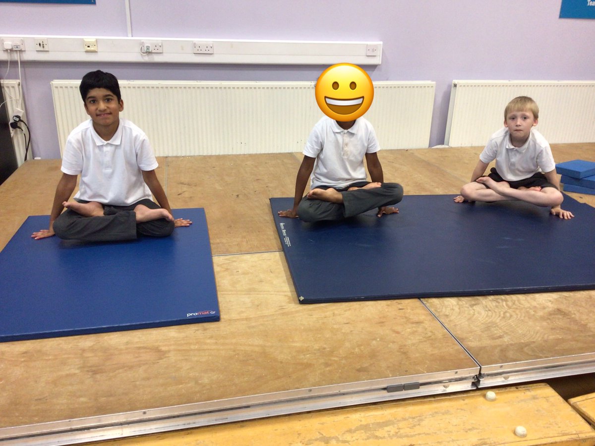 While lots of our friends were off today celebrating Eid, the remaining Year 3, 4 and 5 children enjoyed a yoga session together. #yoga