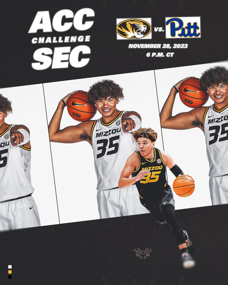 Headed to the Steel City for the ACC/SEC Challenge!

🆚 Pittsburgh
📅 November 28

#MIZ 🐯