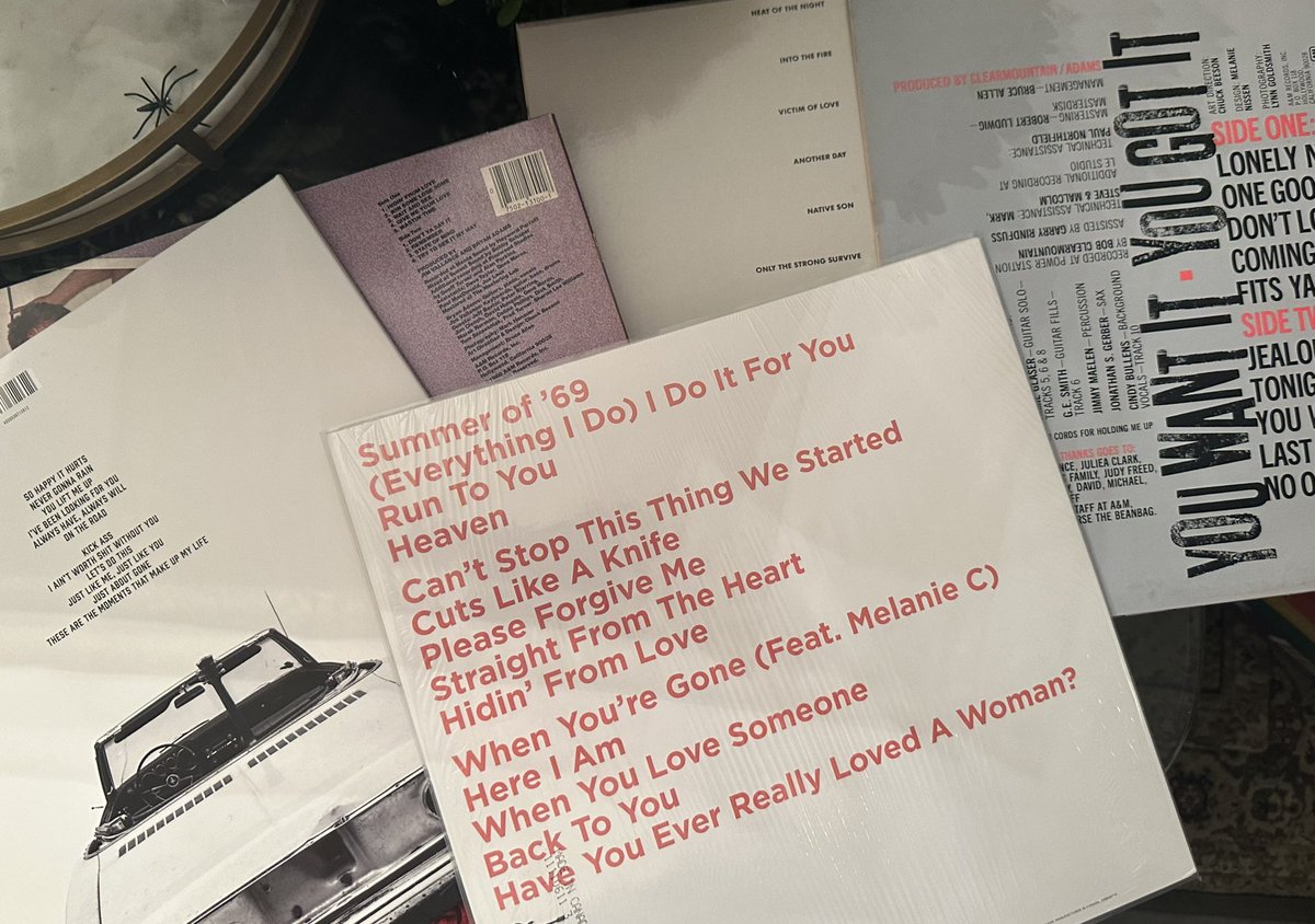 I looked up the set-list for the Bryan Adams concert in FW tomorrow night …🤗😍🤗 … new songs from his latest album & all the favorites from the past.

#SoHappyItHurtsTour 🤗

#BryanAdams 🤩🤩🤩🤩🤩

On the table to spin 👇🏼