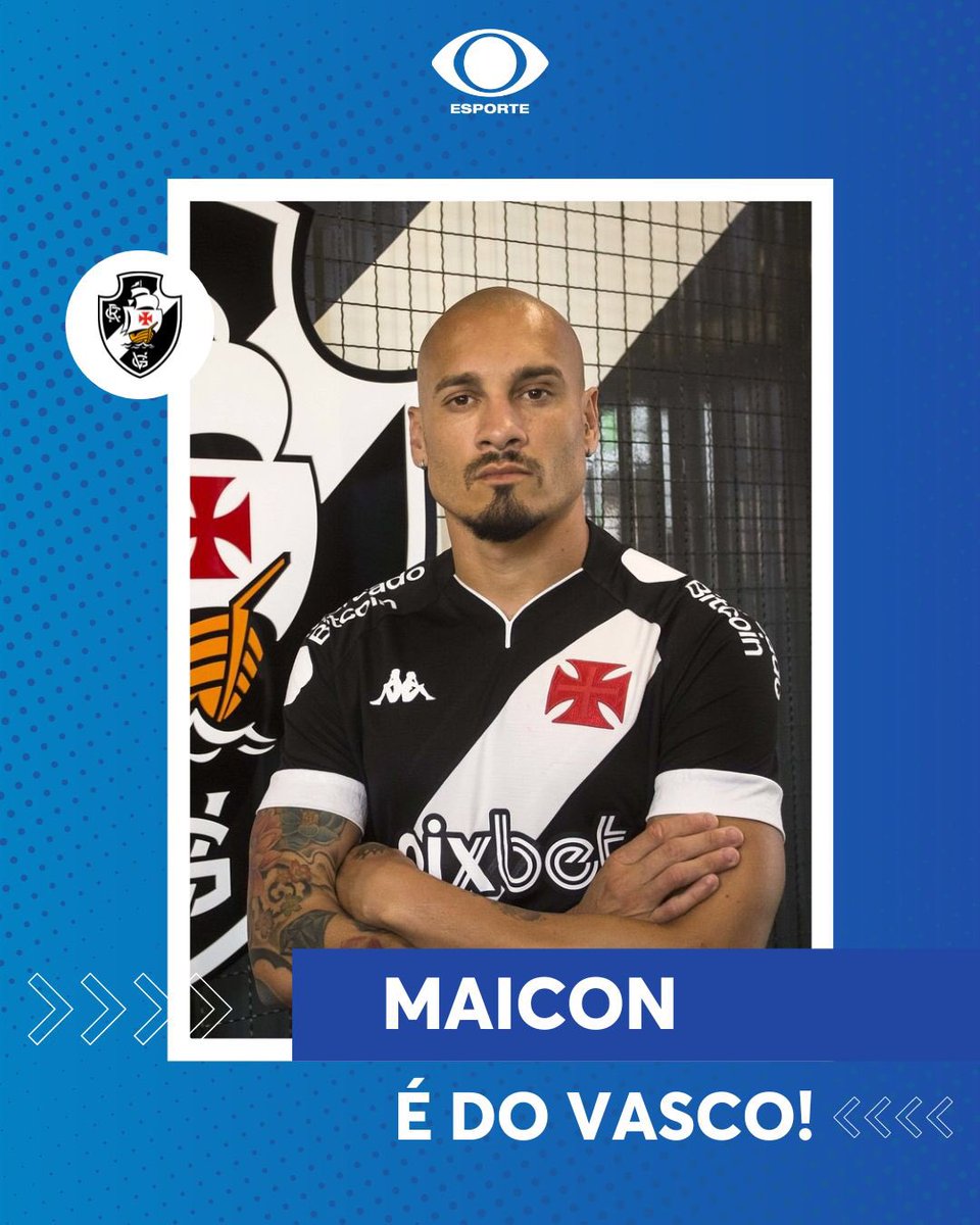 GOD OF ZAGA NO CRUZMALTINO! 💢 O #Vasco anunciou a contratação do zagueiro  Maicon. O jogador de 35 anos assina contrato válido até o final da  temporada e é o segundo reforço