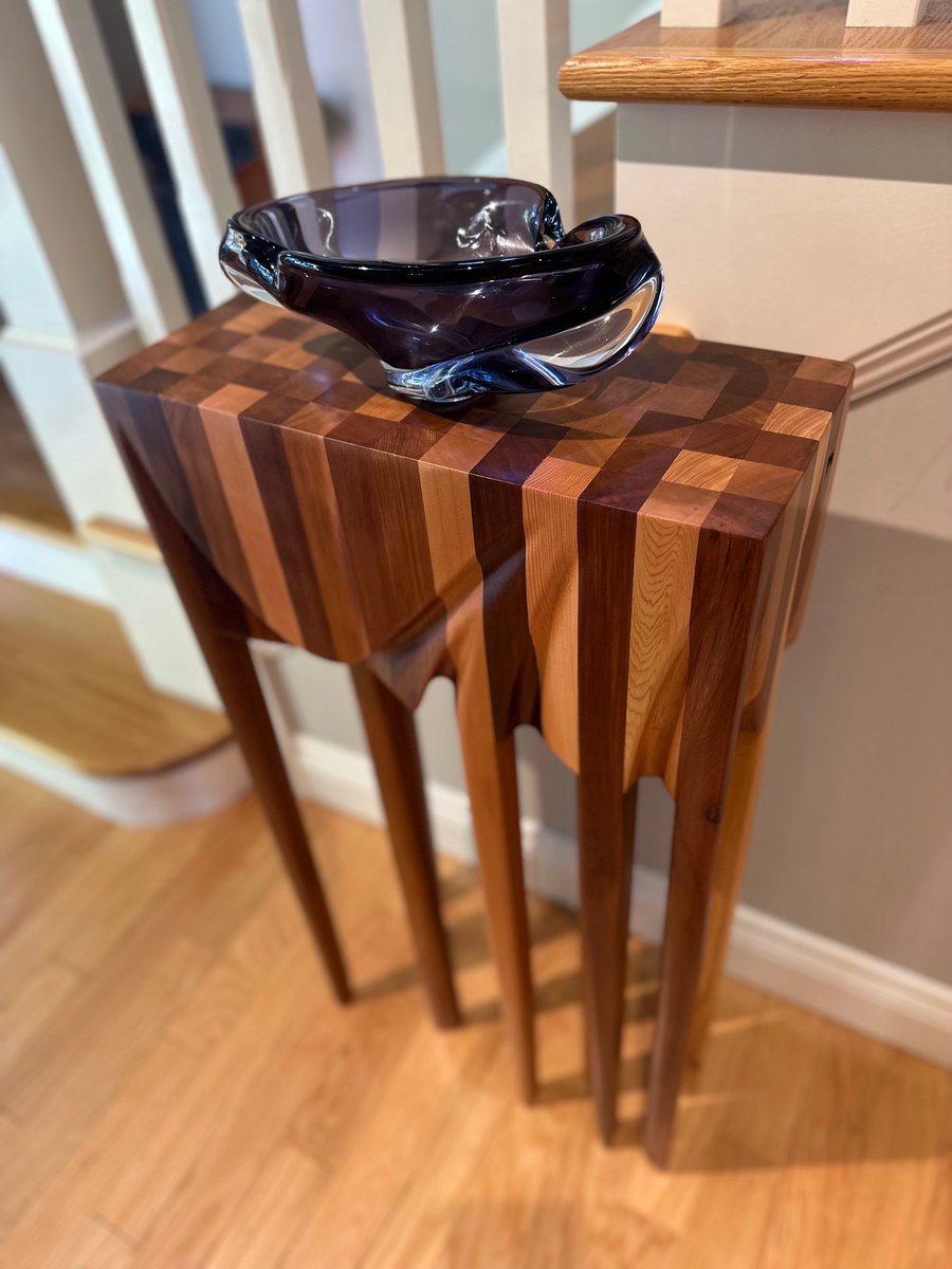 MatticksGallery's tweet photo. Introducing NEW ARTIST David Flynn. David's work can be viewed in the Gallery or online
'12 Leg Table'
36" X 18" X 8"
Cedar wood table, hand carved
*pickup in store only if purchasing online
https://t.co/HsWHyhodfM
#newarrivals #newartist #cedar #cedarwoodtable #cedartable https://t.co/ou6ocdFfD3