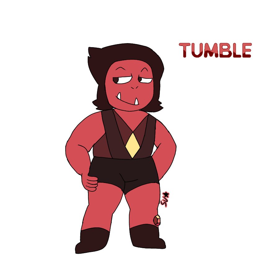 Rhynarok's tweet photo. Everybody please welcome Tumble! An old Ruby OC of mine that I just redesigned! #redesigned #Redesign #OC #StevenUniverse #stevenuniversefanart #StevenUniverseOC #originalcharacter #originalcharacterart #ocart #RubyOC #ruby https://t.co/MA0vr0AY72