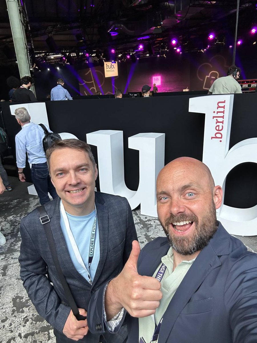 Good morning at @hubconf! Lots of inspiring talks, #discussions, and #networking opportunities are waiting for us. Let's make this first day unforgettable together! 
#hubberlin23 #hubbberlin #sdhteam #sdhglobal #festival #tech #technology #sustainability.