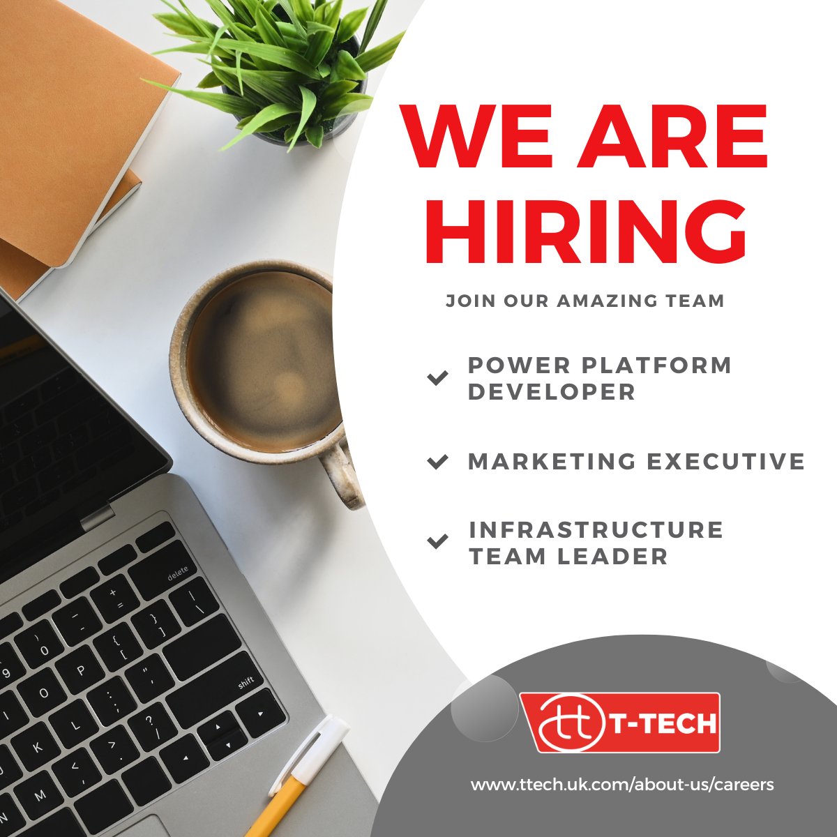 Looking to work in a dynamic environment with endless opportunities for growth? See our career opportunities and join the team🚨 hubs.ly/Q01VPcYg0 #newroles #techjobs #hiring