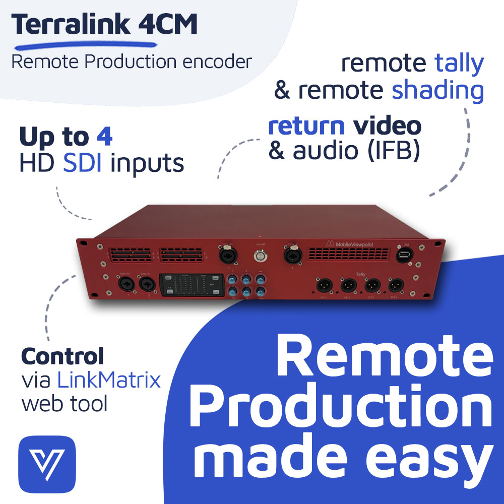 Vislink's tweet image. #RemoteProduction shouldn&apos;t be difficult! 1 box, all these features
✔️up to 4 HD SDI inputs, with optional return video
✔️professional audio connectors for IFB/return audio
✔️remote shading with your own RCP panels
✔️remote tally connectors
✔️remote management via our #LinkMatrix