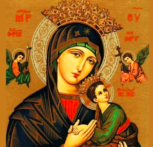Our Lady of Perpetual Help pray for us!