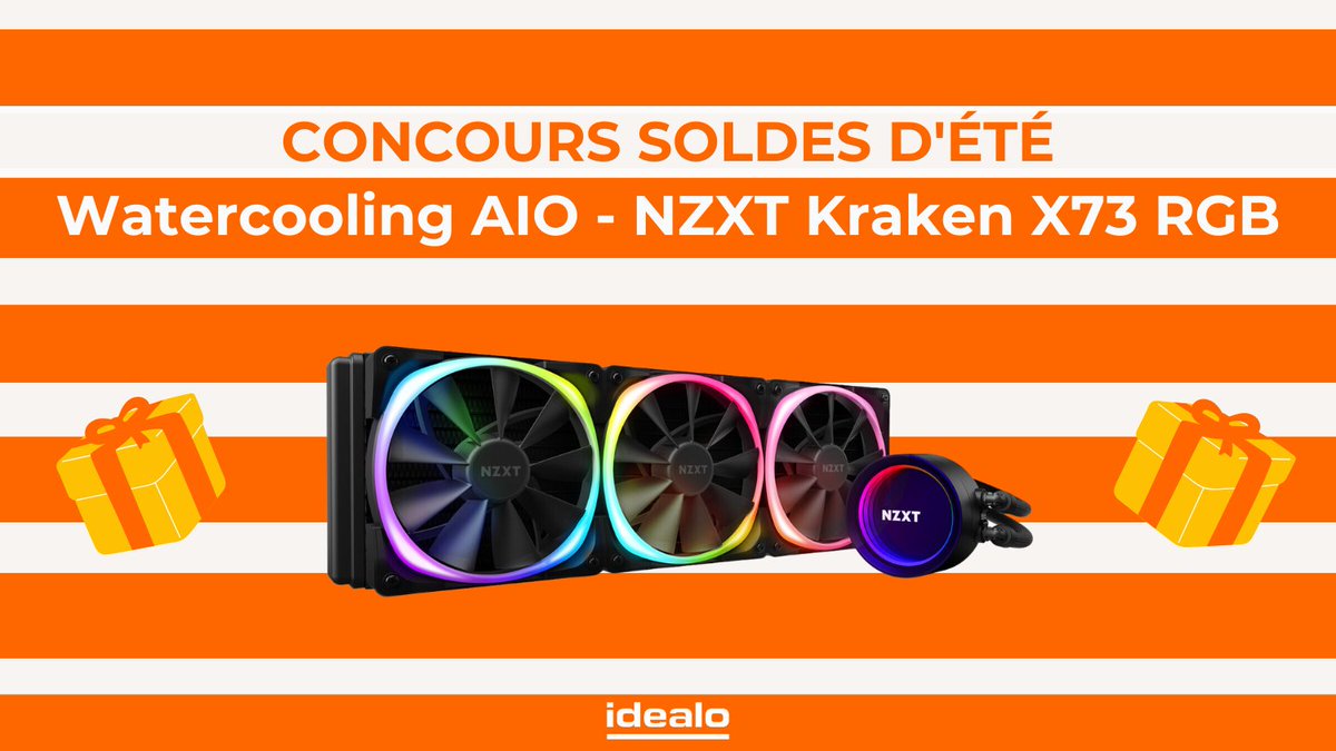 🎁 #CONCOURS 🎁

Tente ta chance pour gagner un kit watercooling NZXT Kraken X73 RGB pour refroidir ton PC avec style😎

1⃣RT & follow @idealofrance
2⃣Tweet #IdealoSoldes

TAS : 06.07 - 18H
Conditions : +18 & 🇫🇷

Bonne chance 🤞🍀