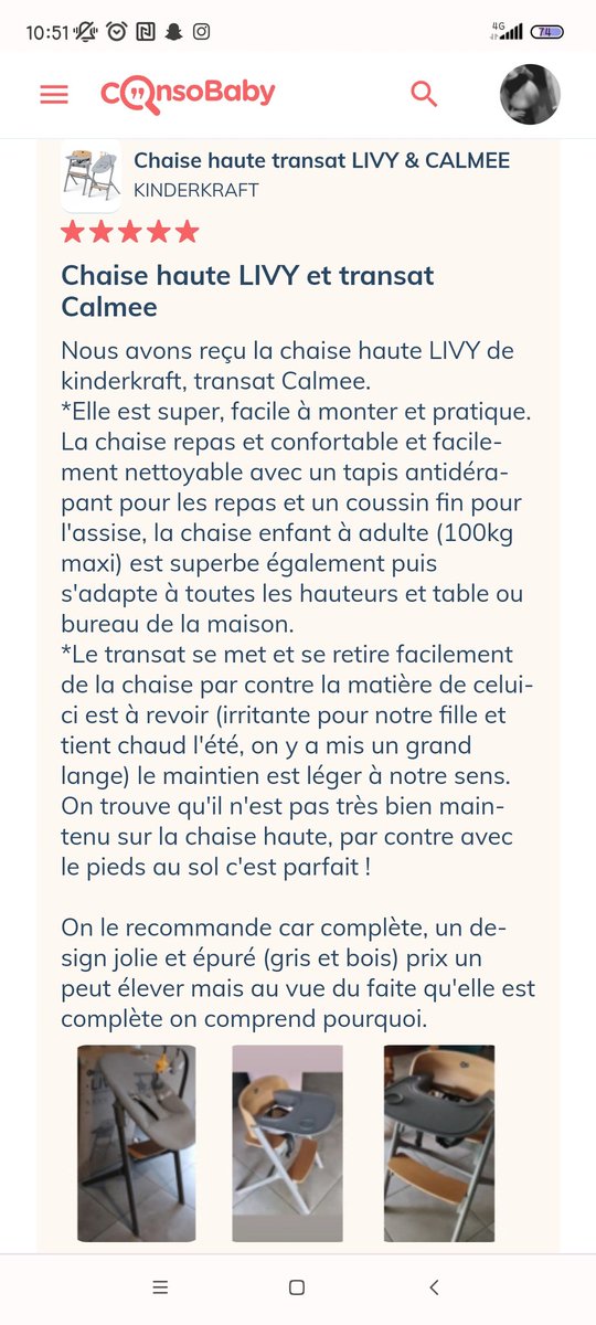 Lloveras8's tweet photo. Mon avis sur le site @consobaby sur la chaise haute LIVY et le transat Calmee de @KinderKraft https://t.co/NLDo6FFR4j