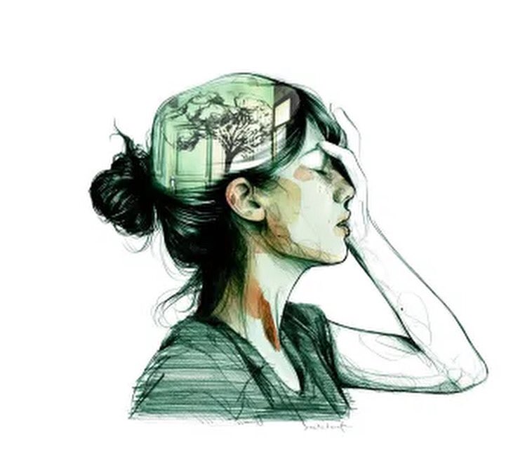 Hoy #28dejunio, #díainternacionaldelárbol, lo conmemoro con esta obra de <a href="/paulaboneti/">Paula Bonet</a> 😍
Porque soy mujer árbol🌳 y cada vez que talan un árbol🌳, no lo cuidan, plantan especies exóticas o de invernadero que mueren, esta es la cara que se me pone.

#stopcambioclimático