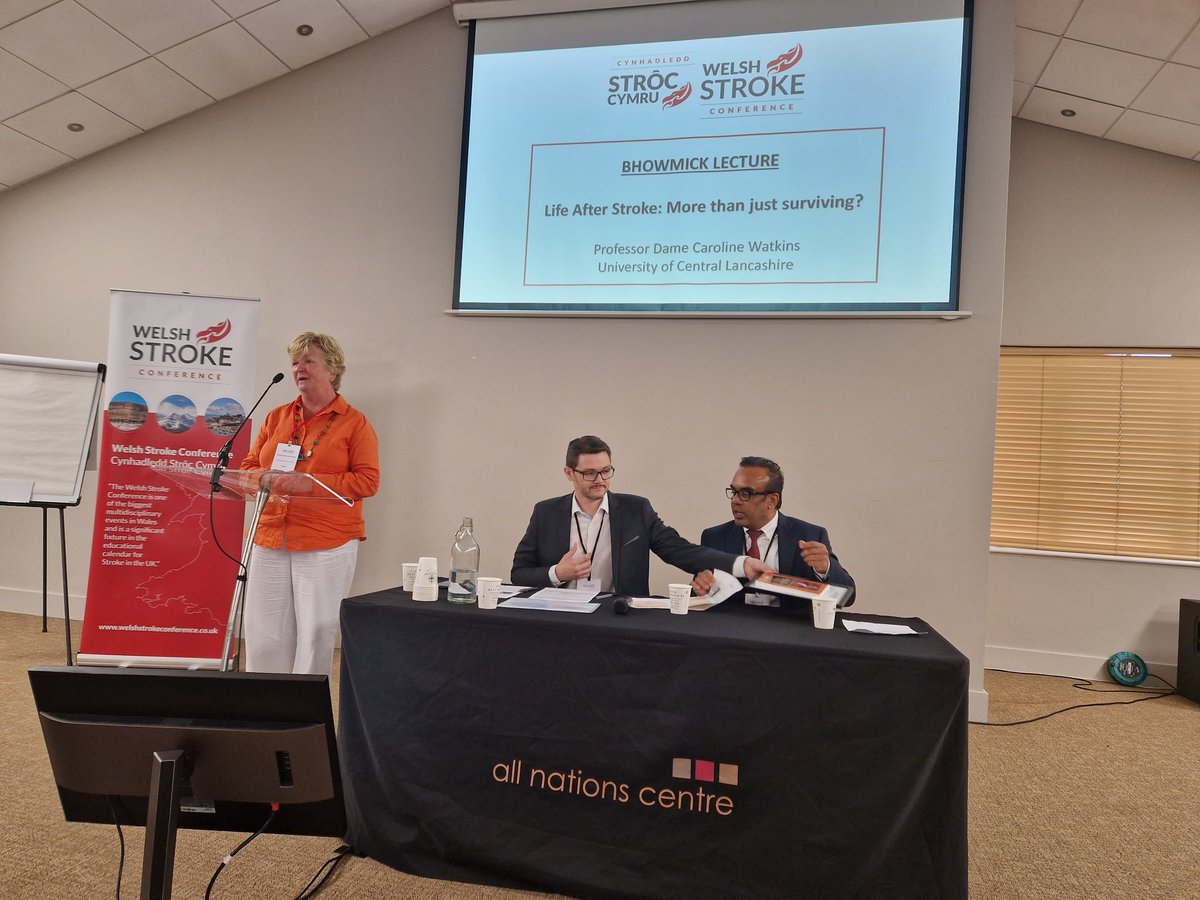 Darlith Bhowmick gan Professor Dame Caroline Watkins Bhowmick lecture
#welshstrokeconf23