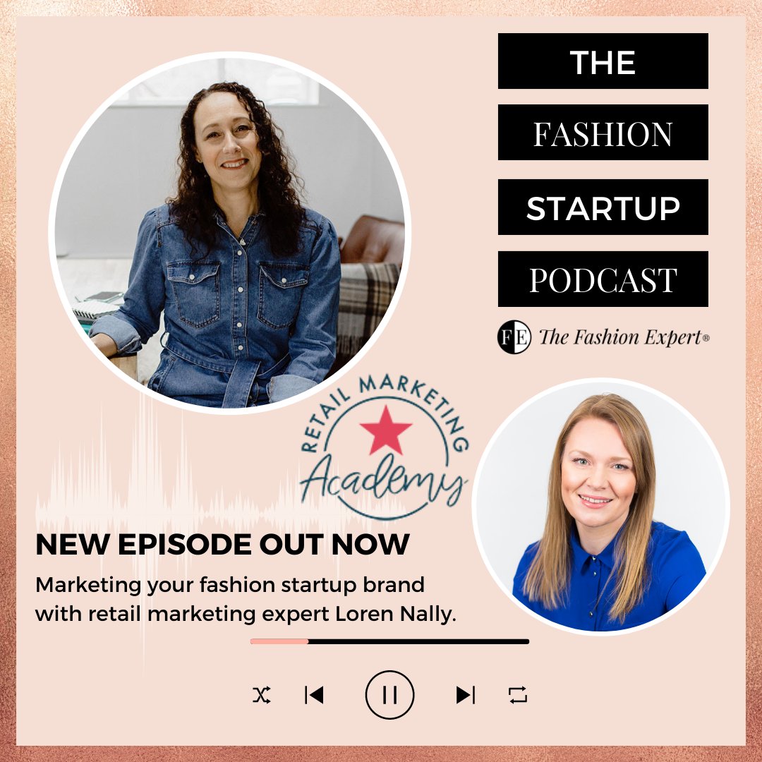 Listen to 'Ep 5: Marketing Your Brand With Retail Marketing Expert Loren Nally' by The Fashion Startup. podcasters.spotify.com/pod/show/thefa… 
#fashionstartup #startafashionbrand #fashionmarketing #thefashionexpertuk #thefashionexpert #retailmarketing