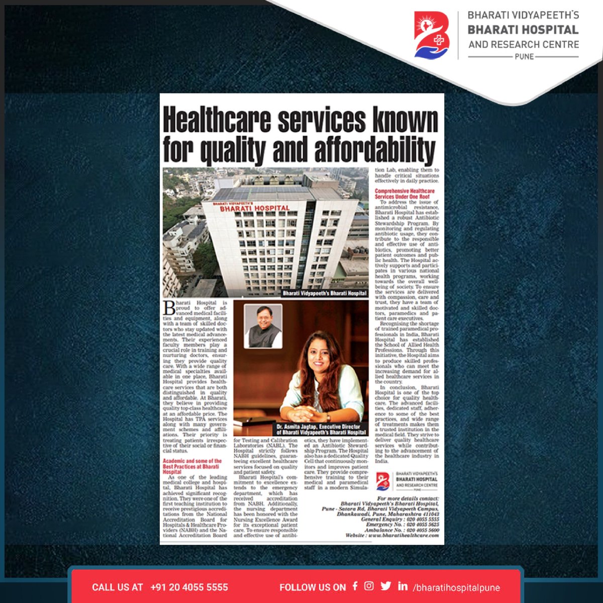 Bharati Hospital tweet media