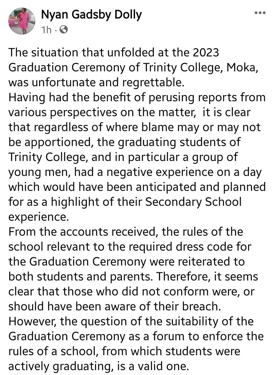DNelliePoo's tweet photo. The Minister of Education spoke on the matter... https://t.co/4EDiAhEbLG