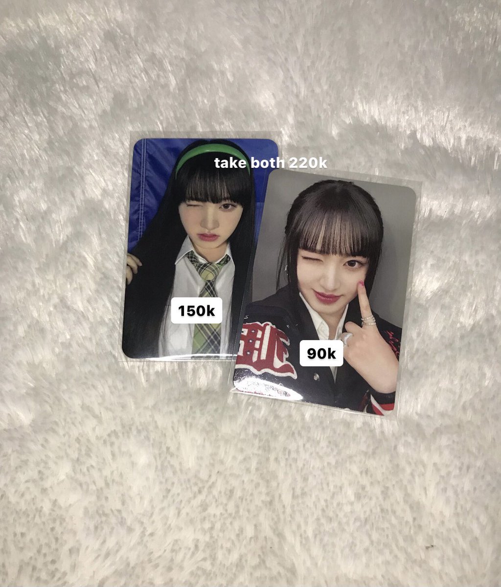 amajaaaaa's tweet photo. wts / lfb

💰on pict
💗take both lebih murce
💗keep event w dp
💗jkt,ina

t. sell photocard liz soundwave r3 after like afli pob ssq mv i’ve ive https://t.co/nyvMH60cZo