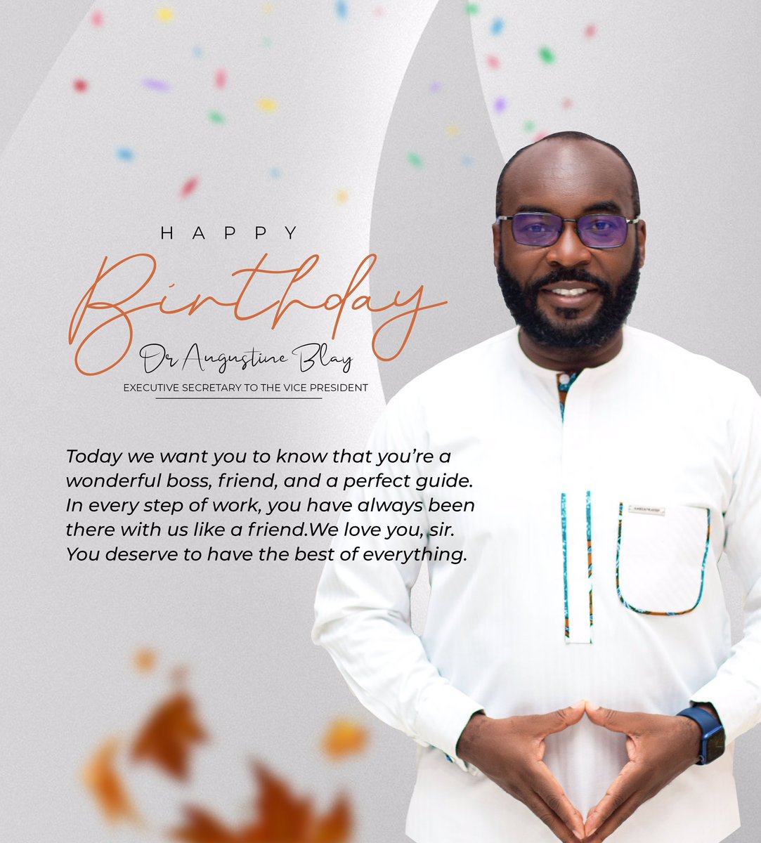 BawumiaCampaign's tweet photo. Happy Birthday to you @augblay 🍰❤️ https://t.co/Dzt8JR7iH8