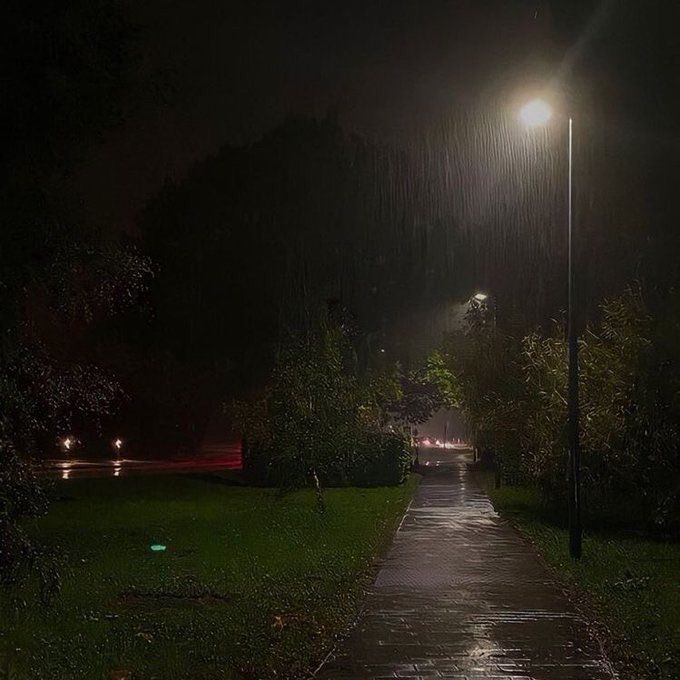 gloomy weather.