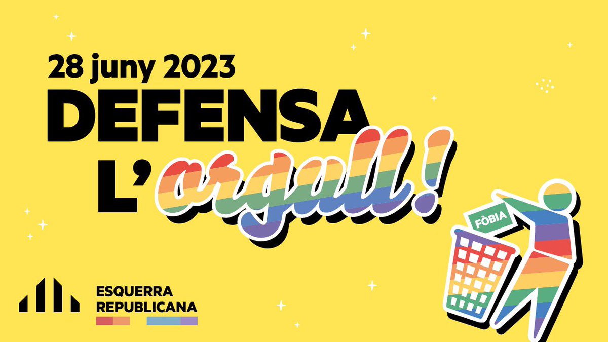 🏳️‍🌈✊🏻Som hereus de Stonewall i ara més que mai, ens revoltarem contra el feixisme i la LGTBIfòbia! Encara ens queden drets per assolir la igualtat! 

👉🏻Protegim Catalunya i els drets de les persones LGTBI! Acompanyeu-nos, pels drets de totes! Orgullosament bisexual, avui i sempre!