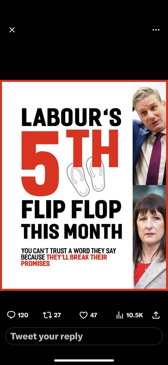 Is this number 6 on the list of @Keir_Starmer flip flops? #flipflopstarmer #LabourLies