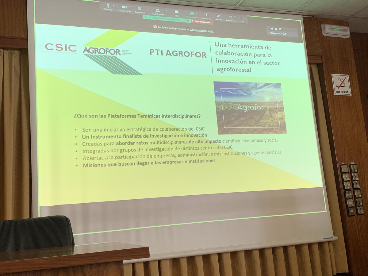 agroforcsic's tweet photo. 🔴Comenzamos la jornada de la #PTIAGROFOR 🔴

una herramienta de colaboración para la innovación en el sector agroforestal

En streaming 👉 https://t.co/jKA4DzInFs https://t.co/kXW7F1pMNg