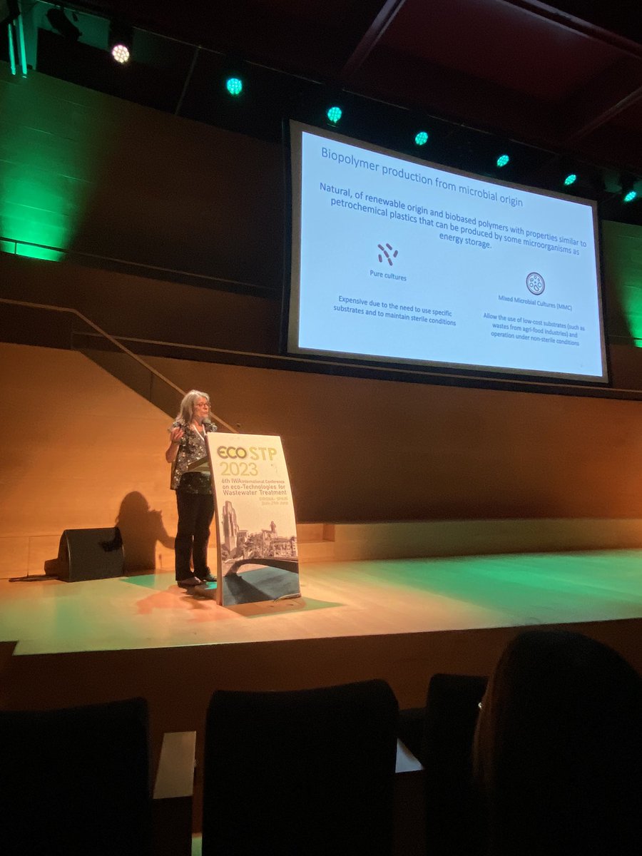 Now time for <a href="/anuska_mosquera/">Anuska Mosquera-Corral</a> from <a href="/cretus_usc/">CRETUS</a> presenting how to maximise the production of specific-composition PHA from VFA. <a href="/ecoSTP2023/">ecoSTP2023</a>