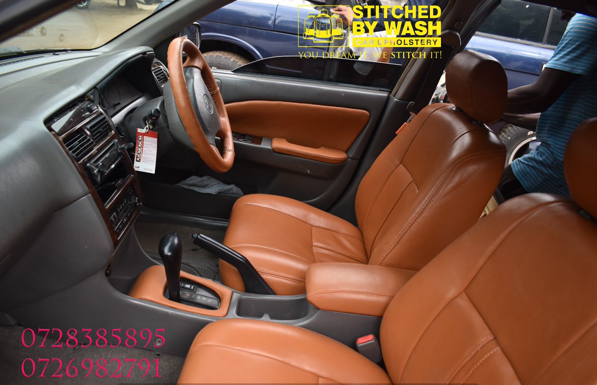 stitchedbywash's tweet photo. Finest leather in gloss finish, stitched by wash trimmers clothed Toyota premio from doors, seats &amp; steering_ she emerges at a lower stance, inviting passangers of great taste to a one_of a kind journey of comfort.

Discover #stitchedbywash
Discover #leatherinterior https://t.co/kuDwX5XciW