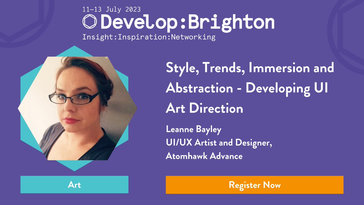 developconf's tweet photo. Be ahead of the game with Leanne Bayley's (@_ikouyo) discussion at this year's conference. Discover the latest trends and styles in UI art, and find out how you can kick off your art direction for UI. https://t.co/I8W7vIqErp #DevelopConf https://t.co/I8wxkYQ6Ys