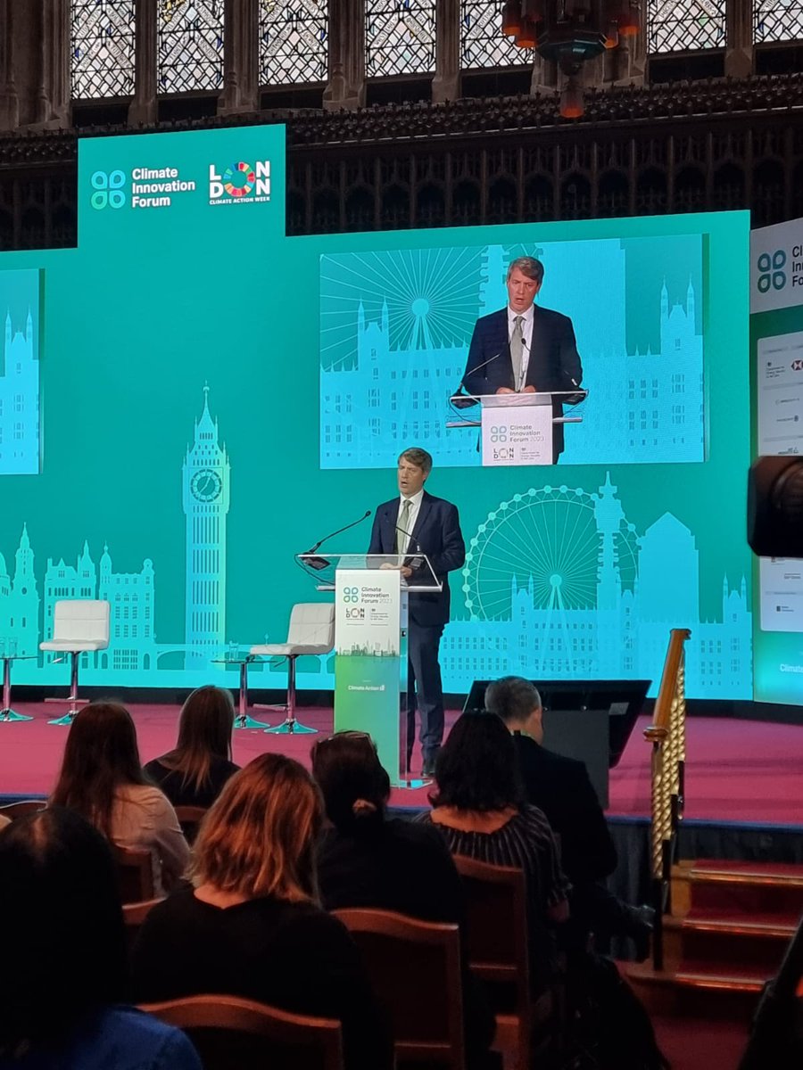 CSkidmoreUK's tweet image. Gave the keynote address this morning for the Climate Innovation Forum at the Guildhall as part of #LCAW2023 
@cityoflondon 
@london_climate