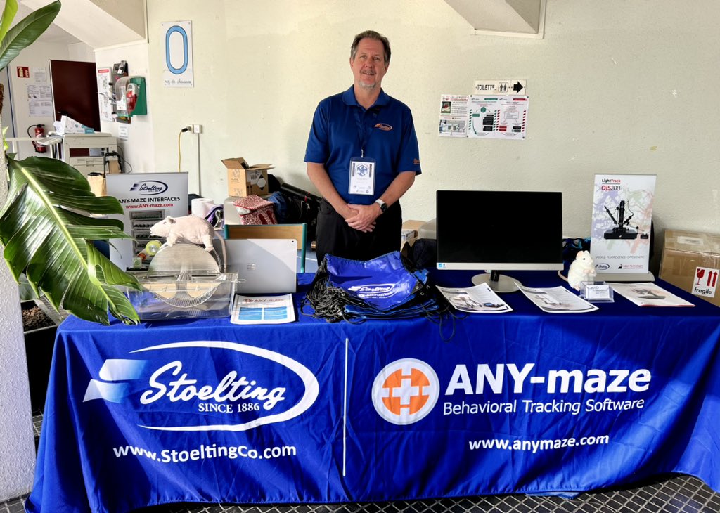 Day 2 at #SBN2023! Come get a day trip bag and learn more about the ANY-maze software.